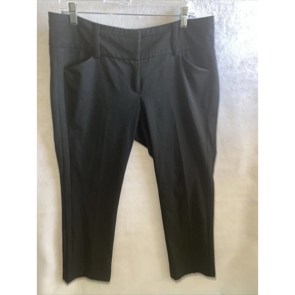 New York & Company Stretch Black Pant Size 14 Petite